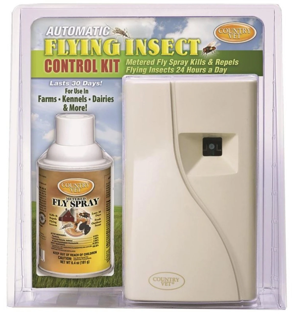 Country Vet Automatic Flying Insect Control Kit 3 Country Vet Automatic Flying Insect Control Kit