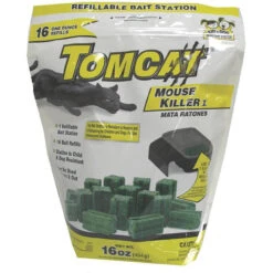 TOMCAT Mouse Killer Refilable 16 1oz Packs -Garden Tools Shop 1142075 03476.1630130485