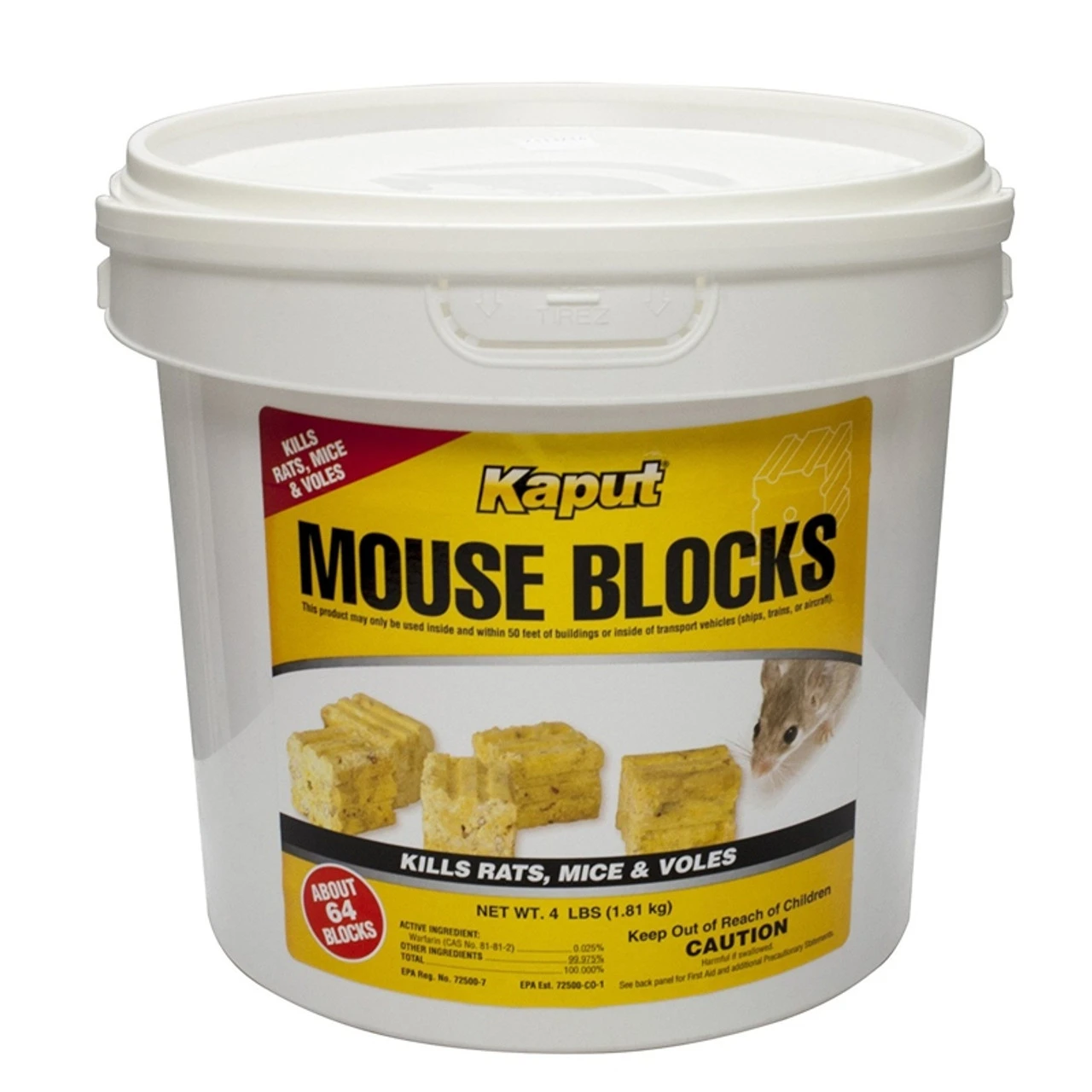 Kaput Mouse Block 64S - 4lb 3 Kaput Mouse Block 64S - 4lb