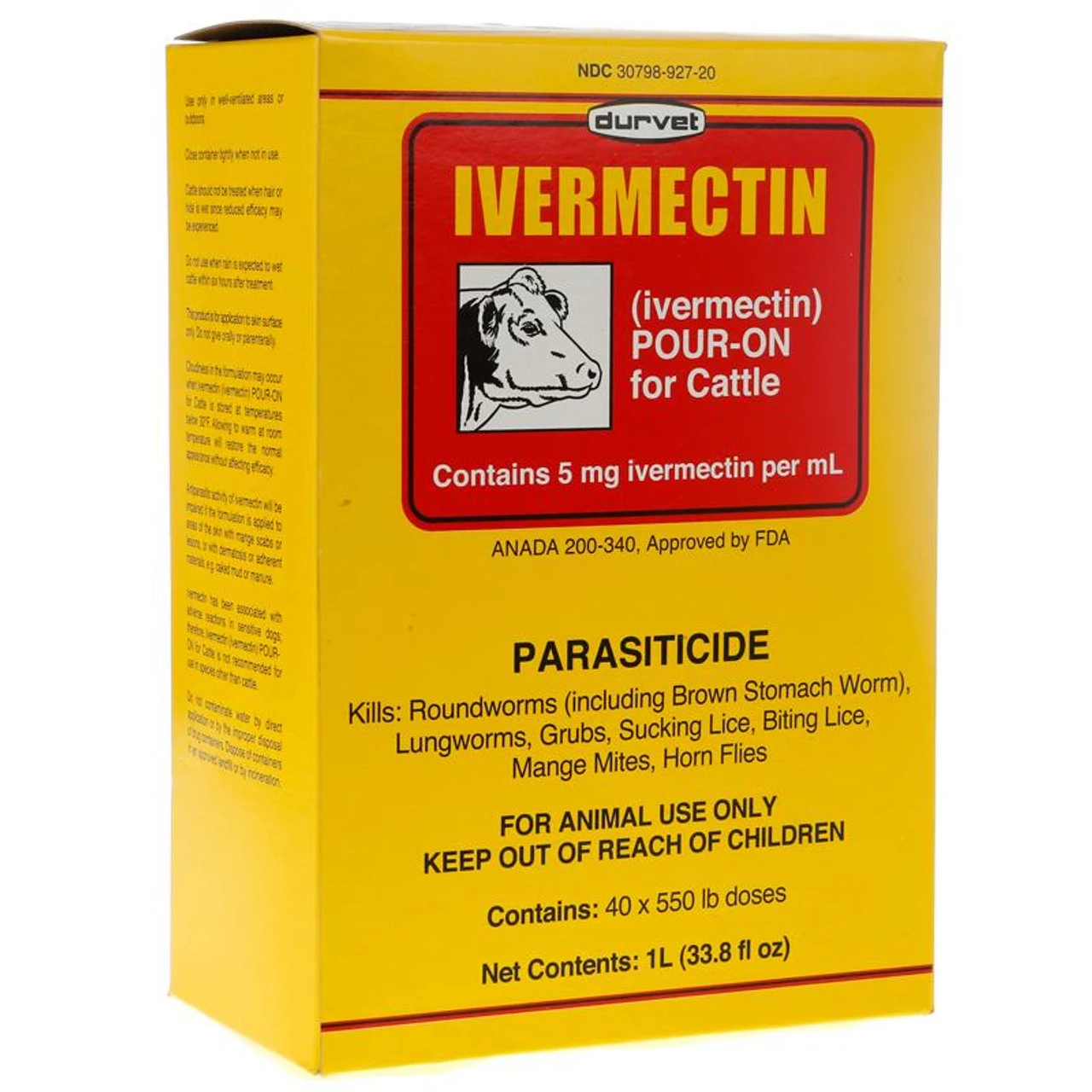 Durvet Ivermectin Pour-On- 2.5L 3 Durvet Ivermectin Pour-On- 2.5L