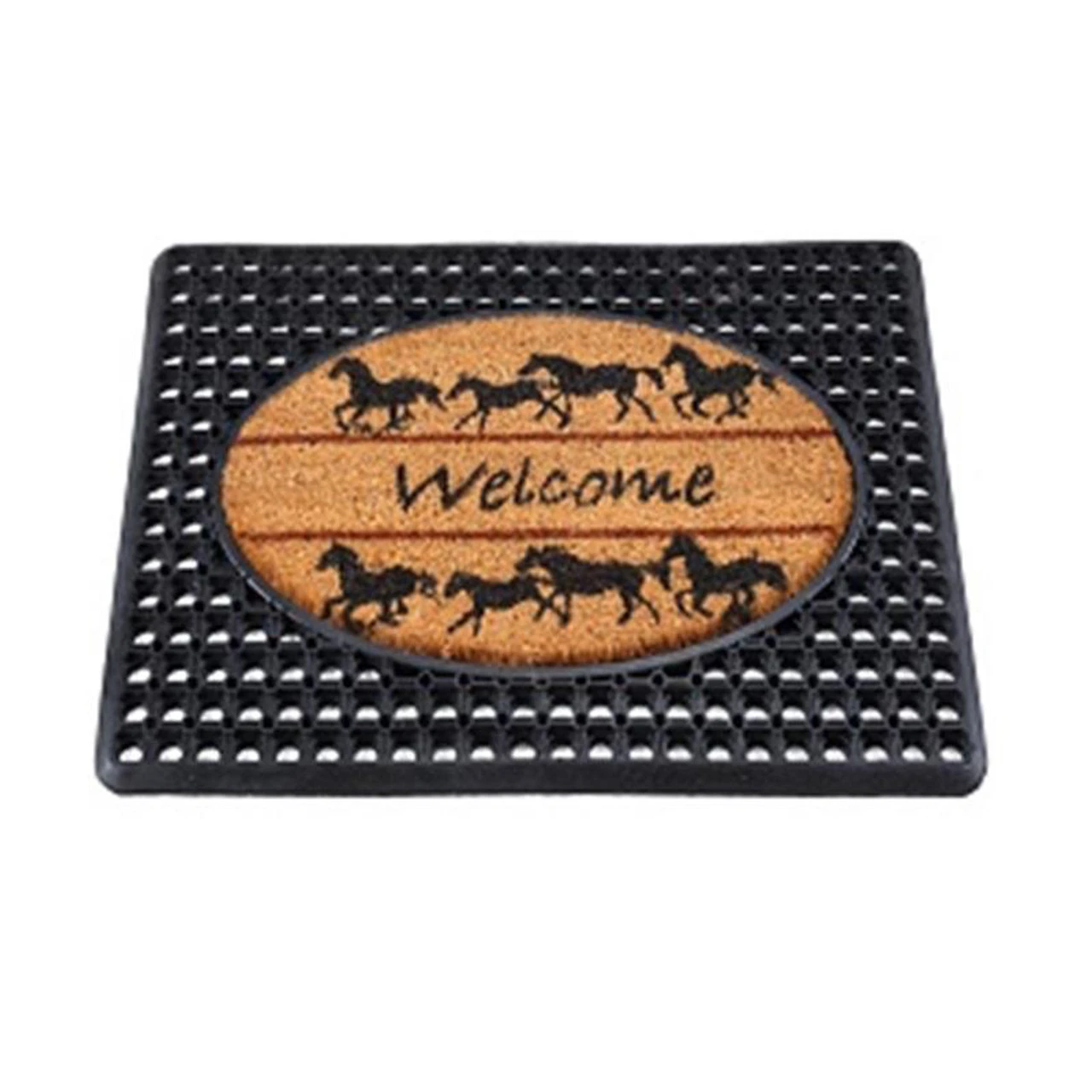 QRRI - Welcome Horses Mat 3 QRRI - Welcome Horses Mat