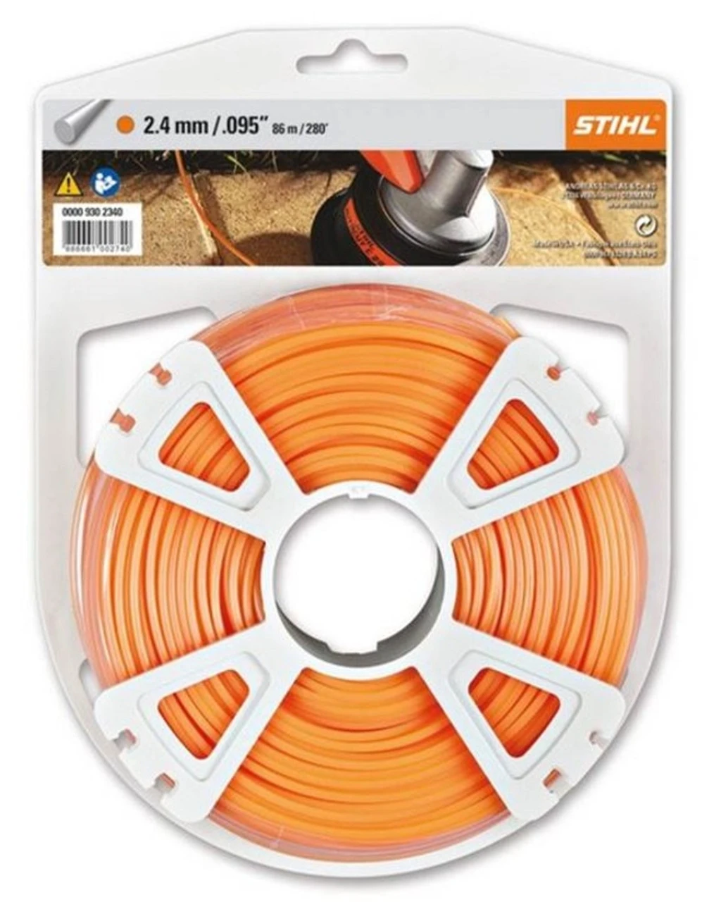 Stihl Trimmer Line .095 280ft - 0000 930 2340 3 Stihl Trimmer Line .095 280ft - 0000 930 2340