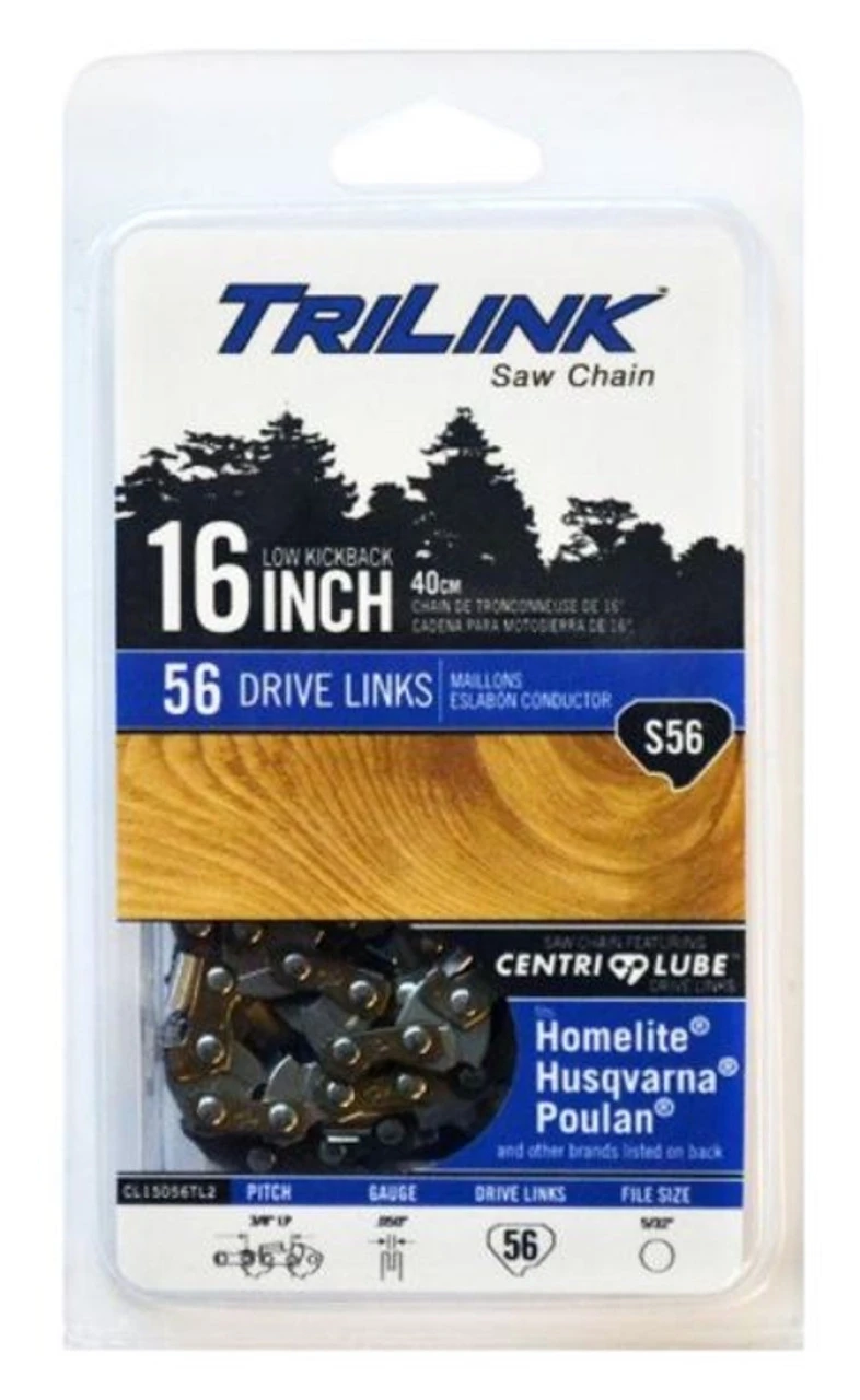 TriLink 16 In. S56 Semi Chisel Chainsaw Chain 3 TriLink 16 In. S56 Semi Chisel Chainsaw Chain