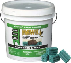 Hawk All-Weather Bait Chunx Rat & Mouse Killer - 9lbs 8 Hawk All-Weather Bait Chunx Rat & Mouse Killer - 9lbs -Garden Tools Shop 1934055 01 16859.1630075593