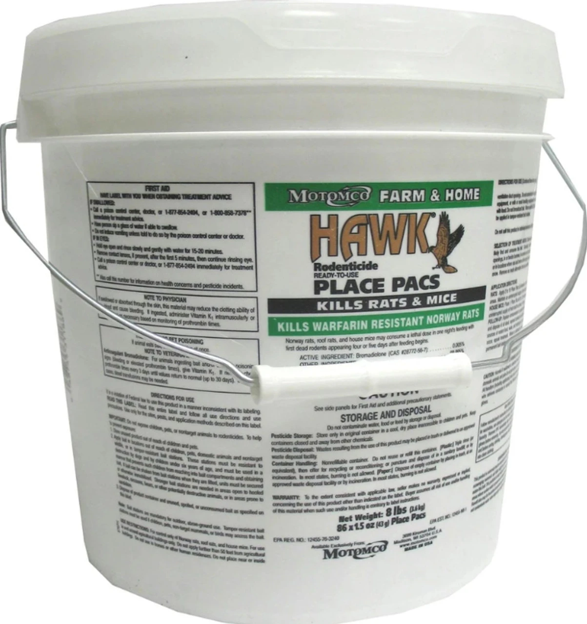 Hawk Rodenticide RTU Pelleted Place Pacs 4 Hawk Rodenticide RTU Pelleted Place Pacs - Image 2
