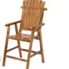 Jack Post Northwoods Log Bar Chair -Garden Tools Shop 2145190 50710.1673454826