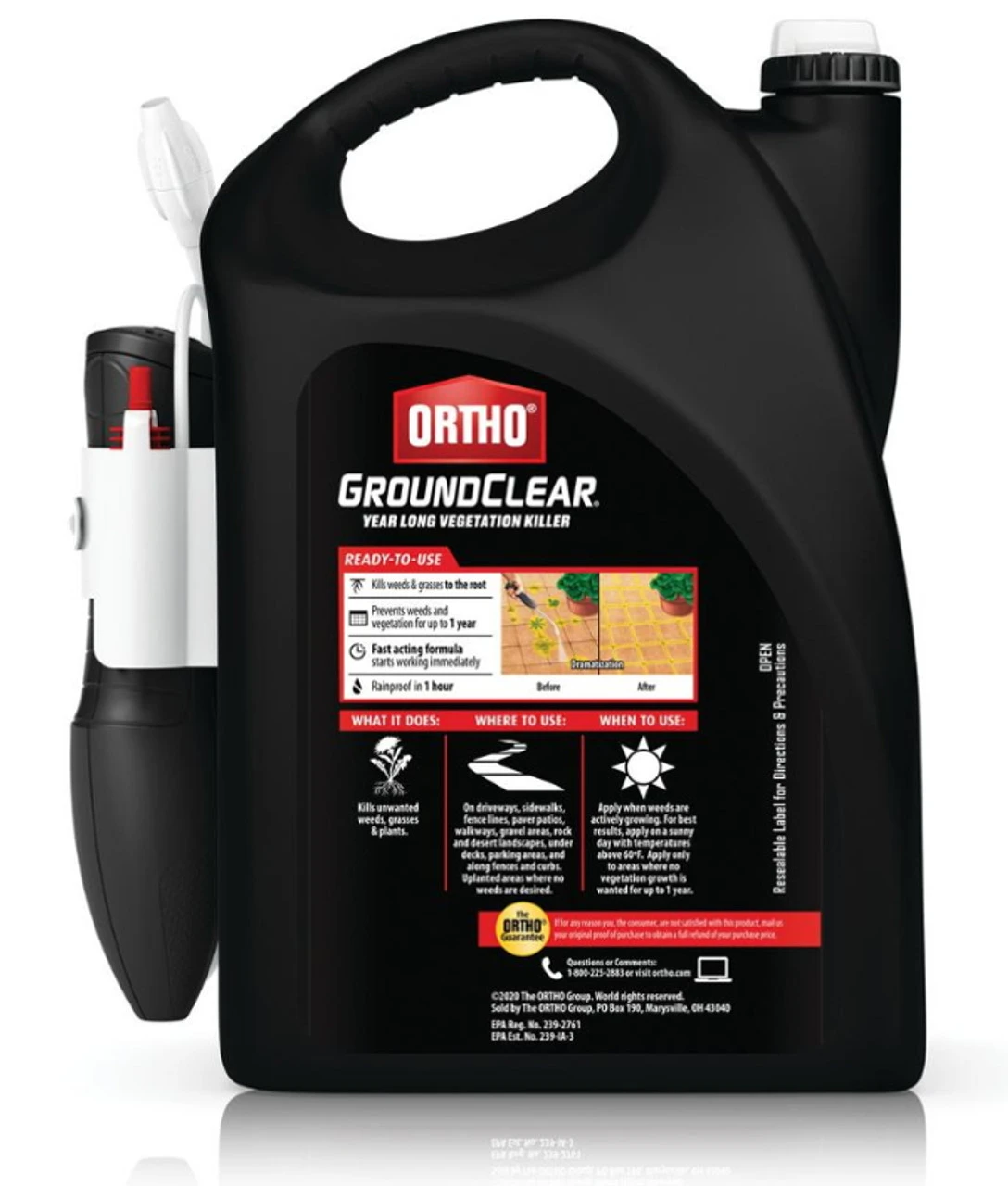 Ortho GroundClear Year Long Vegetation Killer - 1.33 Gallon With Wand 4 Ortho GroundClear Year Long Vegetation Killer - 1.33 Gallon With Wand - Image 2