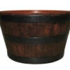Misco Home And Garden 20.5" Resin Whiskey Barrel -Garden Tools Shop 2267310 01 25625.1673454873