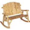 Jack Post Log Oversized Loveseat Rocker 2 Jack Post Log Oversized Loveseat Rocker -Garden Tools Shop 2269220 1 75851.1673541033