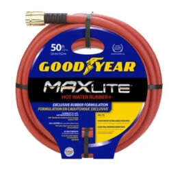 GoodyearMAXLite Hot Water Rubber+ Hose- 50'