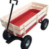 Backyard Expressions 40" Red Steel Wagon With Wooden Sides 1 Backyard Expressions 40" Red Steel Wagon With Wooden Sides -Garden Tools Shop 2573120 1 11379.1673543570