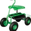 Backyard Expressions Garden Scooter With Pneumatic Tires -Garden Tools Shop 2573405 1 15513.1673543571