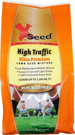 X-Seed High Traffic Ultra Premium Lawn Seed Mixture - 3 LBS