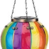 Regal Large Solar Hot Air Ballon Lantern- Rainbow