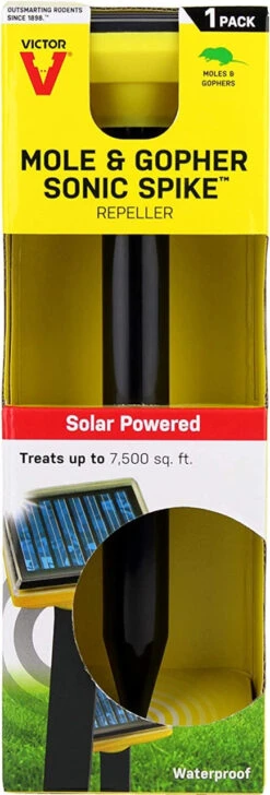 Victor Solar Powered Sonic Spike, Black