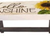 Wooden Hello Sunshine Garden Bench 31.5" 1 Wooden Hello Sunshine Garden Bench 31.5" -Garden Tools Shop 2801965 1 50428.1683217072