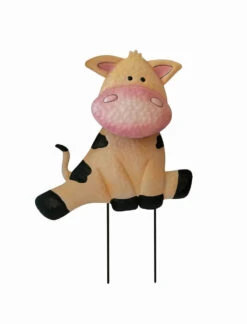 Metal Dairy Cow Graden Stake