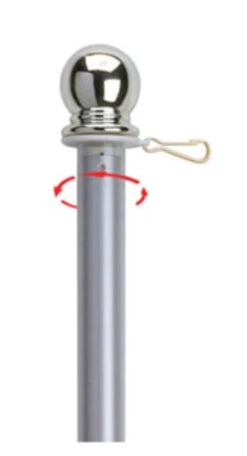 Valley Forge Aluminum Flag Pole Kit