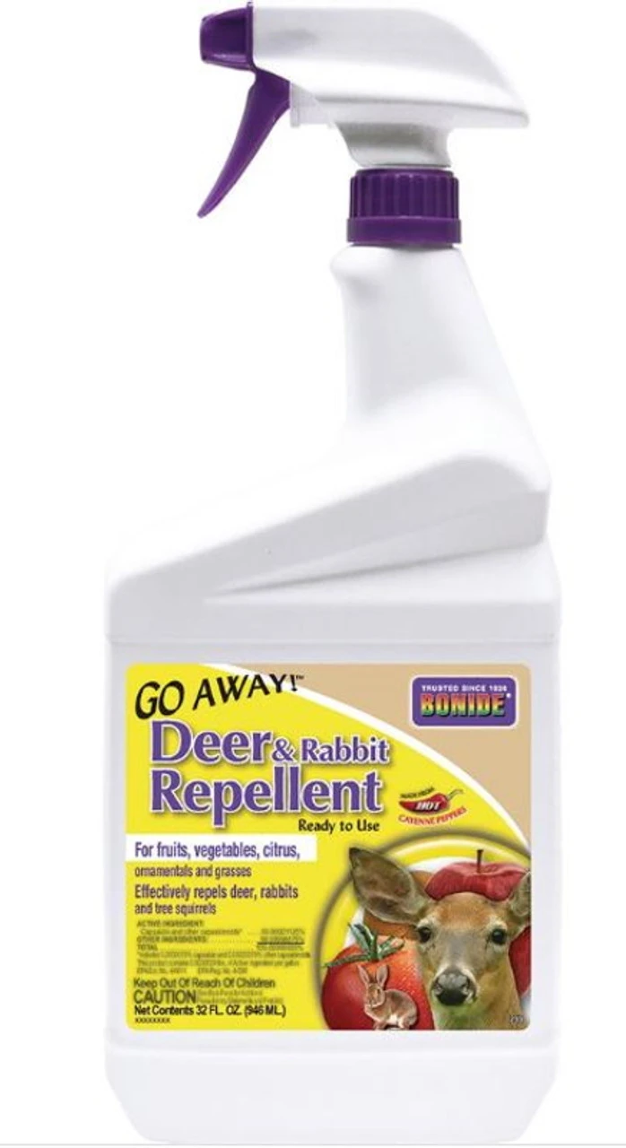 Bonide Go Away! Deer & Rabbit Repellent - 32oz. 3 Bonide Go Away! Deer & Rabbit Repellent - 32oz.