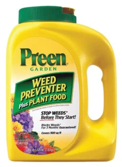 Preen Weed Preventer Plus Plant Food 5-5/8lb Bottle
