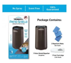 Thermacell Patio Shield Mosquito Repeller; Highly Effective Mosquito Repellent For Patio; No Candles Or Flames, DEET-Free, Scent-Free, Bug Spray Alternative; Includes 12-Hour Refill -Garden Tools Shop 94980785 5 20382.1685135608