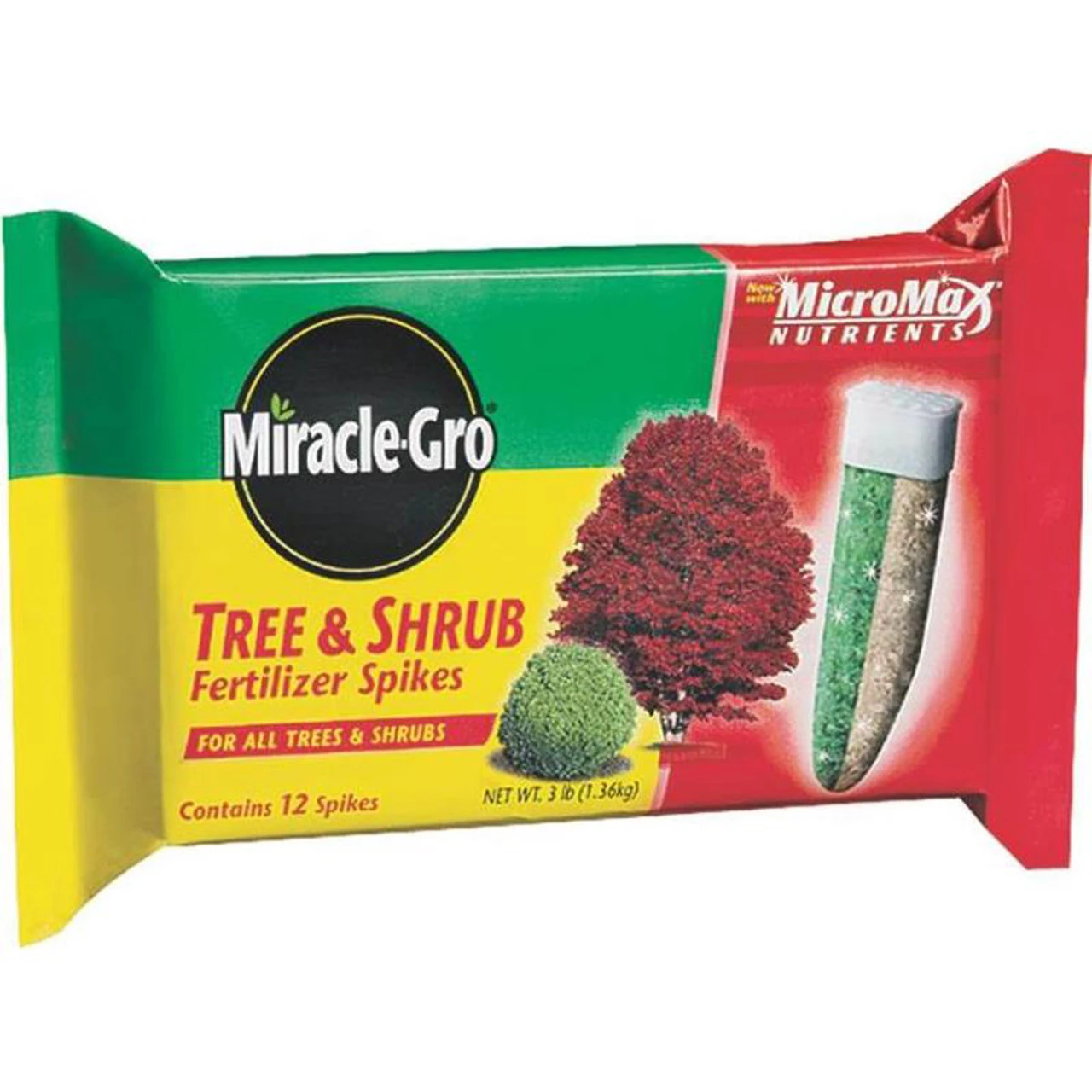 Miracle-Gro Tree Shrub Spike 12 Pack 3 Miracle-Gro Tree Shrub Spike 12 Pack