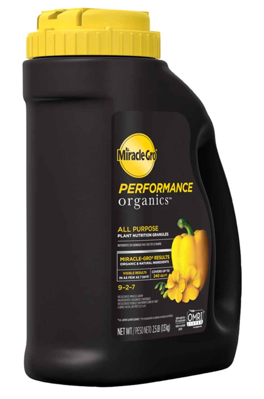Miracle-Gro Performance Organics All Purpose Plant Nutrition Granules 3 Miracle-Gro Performance Organics All Purpose Plant Nutrition Granules