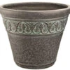 Landscapers Select Handcrafted 13" Pottery Planter - Round - Verdigris -Garden Tools Shop 99084815 25559.1673454871