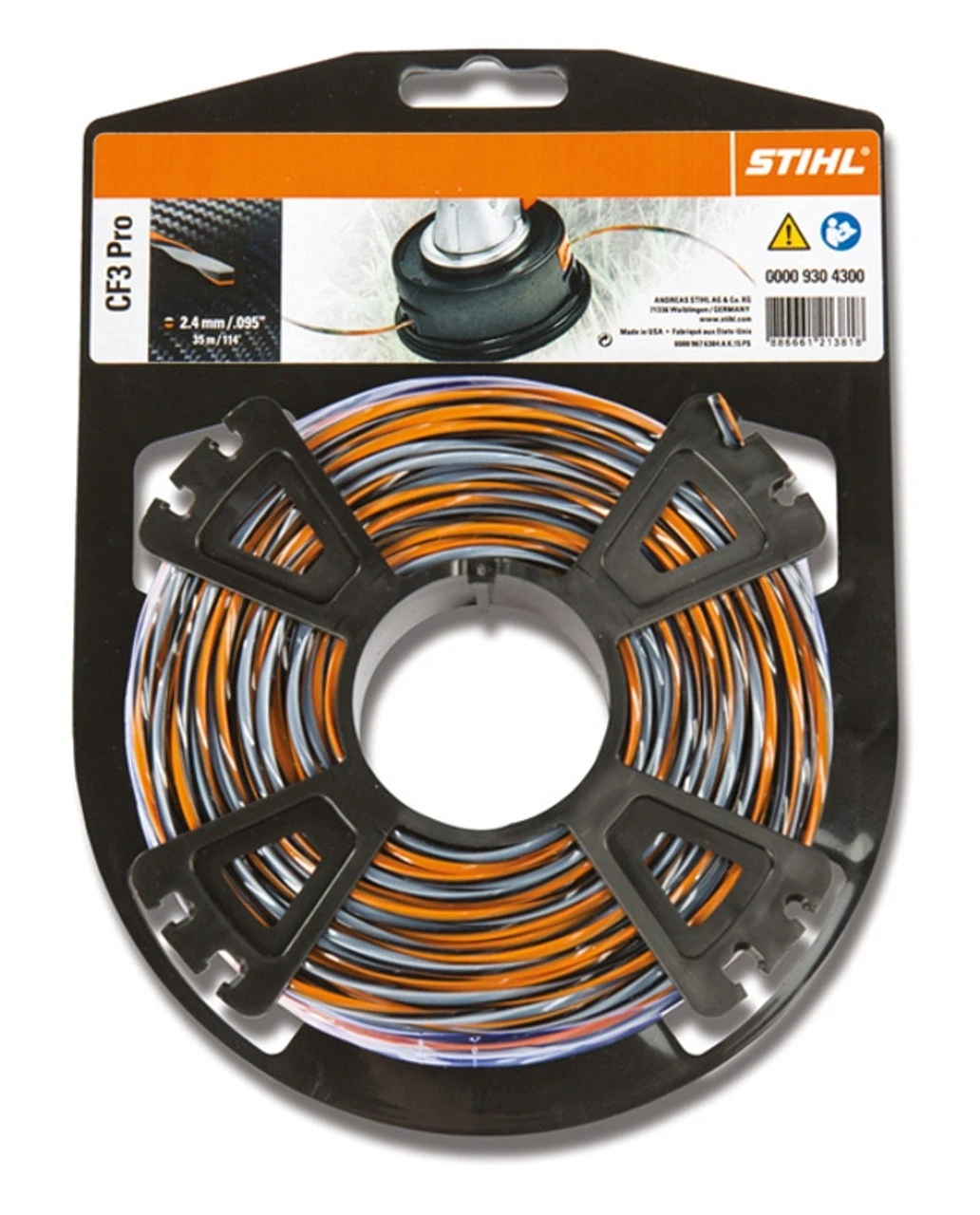 Stihl CF3 Pro Long Lasting Trimmer Line 7 Stihl CF3 Pro Long Lasting Trimmer Line - Image 5