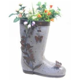 Backyard Expressions - Rain Boot Planter