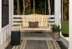 Jack Post Northwoods Log Bench Swing With Chains